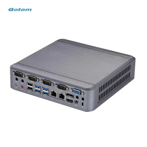 Aluminum Alloy Mini Gaming PC Barebone System 8 USB 6 COM 12th Gen Celeron G6900 Desktop Computer
