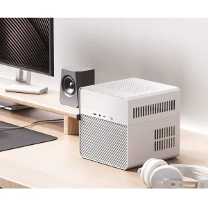 Aluminum Alloy Mini-ITX NAS Chassis N2 with 5-Bay Storage and 5 Hot-Swap Bays