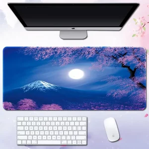 Anime Custom Size Large Fabric Gaming Mouse Pad Anti Slip Rubber Bottom Desk Mat PC Gamers Students