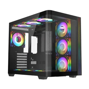 AntarcChill Factory OEM PC Casing ATX Pc Cabinet Curved Tempered Glass Pc Computer Case Computer Case & Towers Gaming Chassis