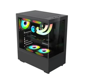 AntarcChill Factory Price Desktop PC Case Gaming Cabinet ATX Mid Tower 240mm Water cooled Computer PC Casing Cases and Towers