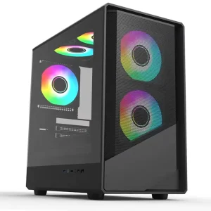 AntarcChill High Quality NEW Design Gaming Pc Case Gamer Cabinet Pc MATX USB3.0 Tempered Glass Computer Cases Towers