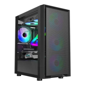AntarcChill New Arrival Game Computer case Rtx 3090 Pc Cases Customize Logo Micro Atx case with RGB Cooling Fans