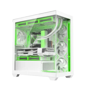 AntarcChill New Design Micro ATX Gaming Pc Case Cabinet Computer Case Towers Case Support 360mm Water Cooler White Gamer Cabinet