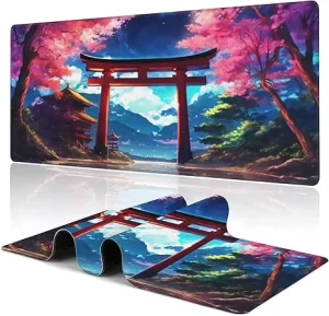 Anti Slip Cartoon Game Mouse Pad with Wrist Rest Natural Rubber Custom Pattern XL Durable Gaming Mat in Stock