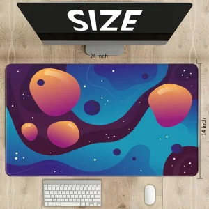 Anti-Slip Gaming Mouse Pad with Anti-Fray Edges