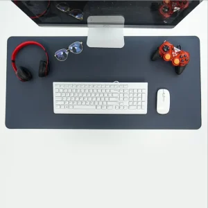 Anti slip Mouse Pad Double Sided Leather Suede Gaming Mice Mat Desk 300*600mm Comfortable for Home Office Laptop PC MacBook