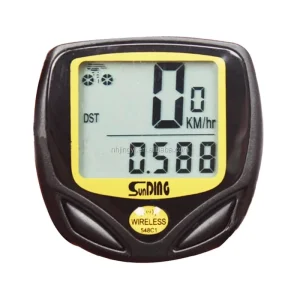 Automatic Digital Bicycle Speedometer SD-548C Waterproof Wireless Odometer with Noctilucent Night Lights Electric Bike Computer