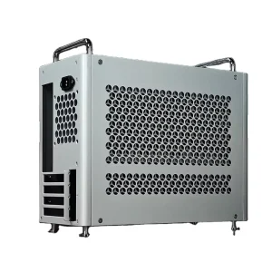B2 PRO Mini ITX Aluminum Alloy Mid Tower Ready Stock PC Computer Case with CD Rook HDD Trays USB Front Port for Gaming & IFans