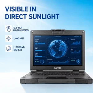 B360G3 Rugged Laptop 14″ FHD I5/I7 Win11 Pro MIL-STD-810H IP66 1000nit Sunlight Readable 4G LTE