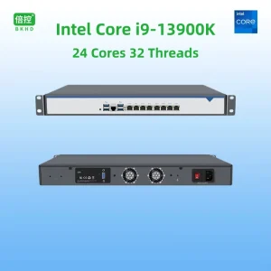 BKHD 1U B760 Rackmount Firewall Server LGA1700 6 8 12 Intel I226 2 5G LAN 2 4 6 SFP QSFP Network Appliance