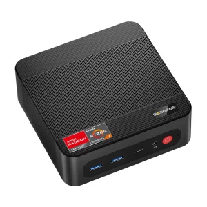 BOSGAME P4 Plus Mini PC AMD Ryzen7 5825U 32GB DDR4 1TB SSD Dual 2.5G Ethernet Triple 4K Display WiFi6E Small Desktop Computer