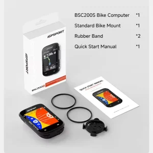 BSC200S Computer ANT+ Wireless Bike Speedometer BLE GPS Route Navigation Notification Odometer