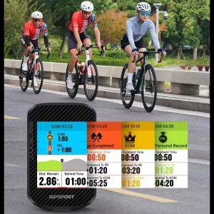 BSC300T Wireless Digital Bicycle Computer GPS Speedometer ANT+ Route Navigation Stopwatch Odometer