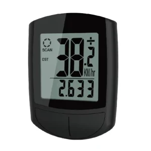 Battery-Powered LCD GPS Bicycle Meter Wired Bike Computer with Clock