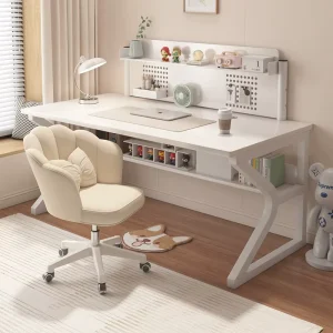 Bedroom Student Computer Desk with Pegboard