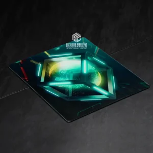 Best selling RGB Gaming Glass Mouse Pad Custom Anime Glass Mouse Pad & Keyboard Game Mat Microwavable for Office and Students