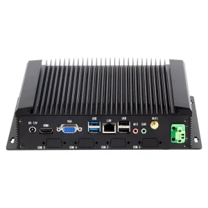 Bestview Aluminum Case Industrial Mini PC J1900 J4125 I3 I5 I7 DDR4 16GB RAM 512GB SSD With Dual Lan 6COM Industrial PC