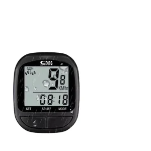 Bicycle Computer LCD Digital Display Wired MTB Cycling Odometer Stopwatch Rainproof