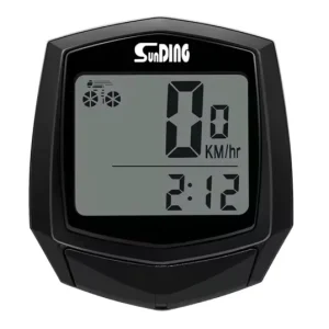 Bicycle Cycling Computer LCD Display Wired Odometer 15 Kinds of Functions Accurate Recording Auto Sleep Replaceable Battery