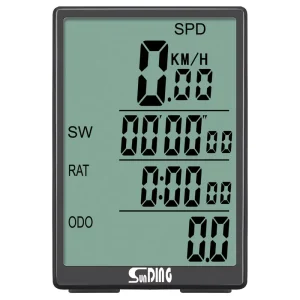 Big Screen LCD Wired Bicycle Computer Waterproof Speedometer Bicycle Odometer Bike Accessories