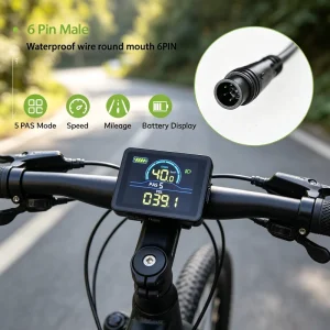 Bike Computer UART2 24V 36V 48V 60V Speed Meter Road Cycling ISO CE RoHS Certified Speedometer for Bike Accessories