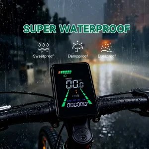 Bike Conversion Kits with Bicycle Computerfor Cycling Computer Accessories for Bicycle Computer LCD Display for KIRIN V4 MAX
