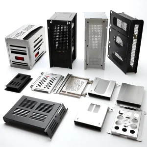 Black Customized-Size ISO9001-Certified Aluminum Industrial Chassis Server Rackmount Electrical Equipment Enclosure
