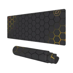 Black Gaming Mouse Pad Extended XL Non Slip Rubber Base Durable Smooth Surface Desk Mat for Laptop Office 3mm Thick