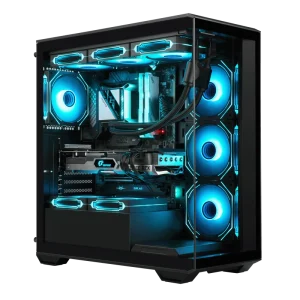 Black SPCC ATX Micro-ATX Mini-ITX Gaming Computer Case