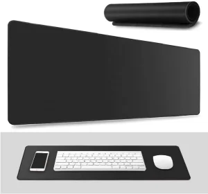 Blank Black Large Gaming Mouse Pad Fabric Rubber Mouse Desk Pad Mats Sublimation Lock Edges