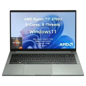 Brand New 15.6 Inch Business Laptops AMD Ryzen 7 4700U Metal Case Windows 11 Office Computer Notebook Netbook for Work