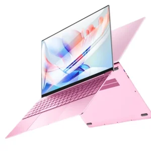 Brand New 15.6 Inch Intel N95 11th Gen Windows 11 Notebooks DDR4 8G 16G 32GB 256GB 512GB 1TB SSD Fingerprint Unlock Pink Laptop