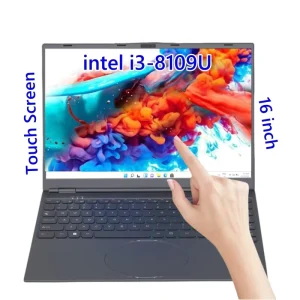 Brand New 16 Inch Intel Core I3 8109U 8th Gen Super Slim Notebook Supports Windows 11 Face Recognition Unlocking Laptop