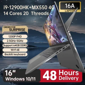 Brand New I9 12900HK 10 Gen RTX3060 2TB SSD 10 Core Gaming Laptop with UK Plug