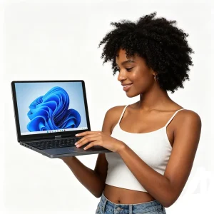 Brand New Ultrabook 10.5″ IPS TouchScreen Intel N150 Rotate 360 Freely Facial Recognition Aluminum Yoga Business Laptop Notebook