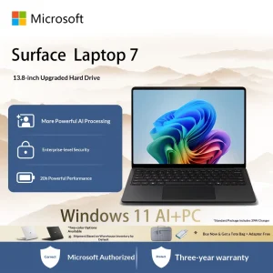 Brand new 13.8 inch Touchscreen Ultra slim Business Laptop Microsofts Surface Laptop 7 with 16GB of RAM and a 512GB SSD