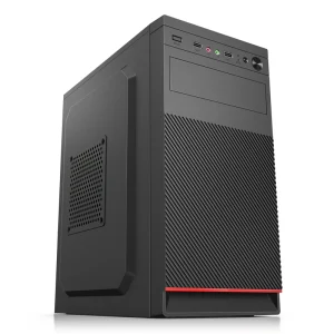 Business ATX PC Case with 5.25 Optical Drive Bay Support CD DVD ROM Mid Tower Office Desktop Computer Chassis Cabinet