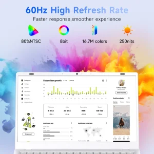 Business Laptop LCD 1366*768 Screen SATA 0GB Windows10 11 11 PRO 1 Year Warranty for Home & Student for Business