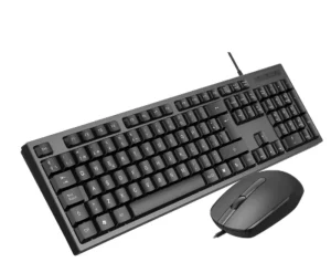 Business Office Set Computer Accessories USB Wired Keyboard and Mouse Set for Computer