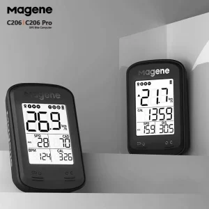 C206 Pro GPS Bike Computer with Wireless Bluetooth ANT+, Speedometer and Power Meter for MTB and Road Bikes