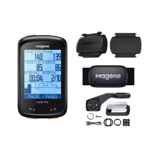 C406 Pro Bicycle Computer ANT+ Cadence Speed Sensor Wireless GPS Cyclocomputer