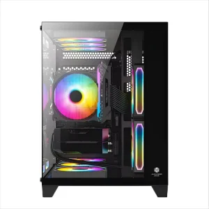 C704 Elite Gaming Case M-ATX Case Gamer USB3.0 Case Computer Gaming