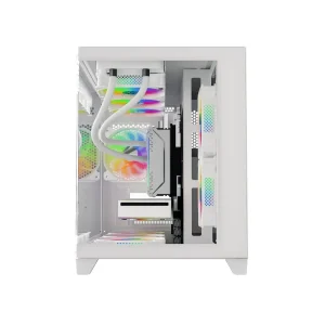 C705W Elite Dust Proof Design Computer PC Case Mid Tower MATX Chassis Easy to Clean