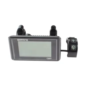 C961 LCD Display Cycling Computer for Electric Bikes with BBS01, BBS02 and BBSHD Mid-Drive or Hub Motors