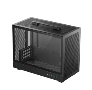 CH160 PLUS Black Aluminum Alloy MicroATX Computer Case Tower