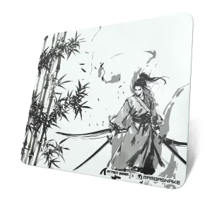 CM05 Black Tempered Glass Gaming Mouse Pad Ultra-Smooth Waterproof Surface