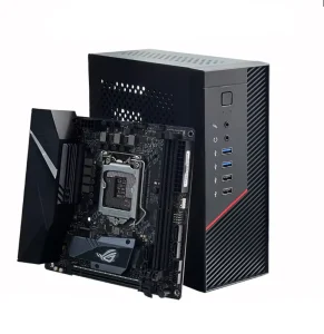 CNC Custom Parts Black Mini Tower Gaming PC Chassis Be Quiet Computer Tower Cases Accessories