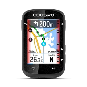 COOSPO CS600 ANT+ Touchscreen Bike Speedometer Map Navigation GPS Bike Computer Snyc with APP