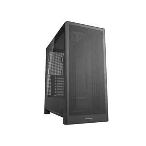 COUGAR MX230 Mid Tower Gaming PC Case with Mesh Front Panel ATX Computer Chassis High Airflow Black Desktop Case